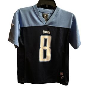 Marcus Mariota Tennessee Titans NFL Football #8 Jersey Youth Kids M 10/12